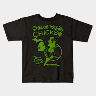 Grand Rapids Chicks 'S Baseball Team Kids T-Shirt